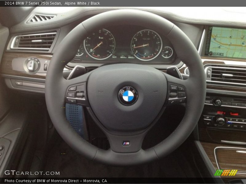 Alpine White / Black 2014 BMW 7 Series 750i Sedan
