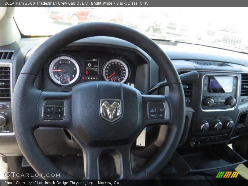  2014 3500 Tradesman Crew Cab Dually Steering Wheel