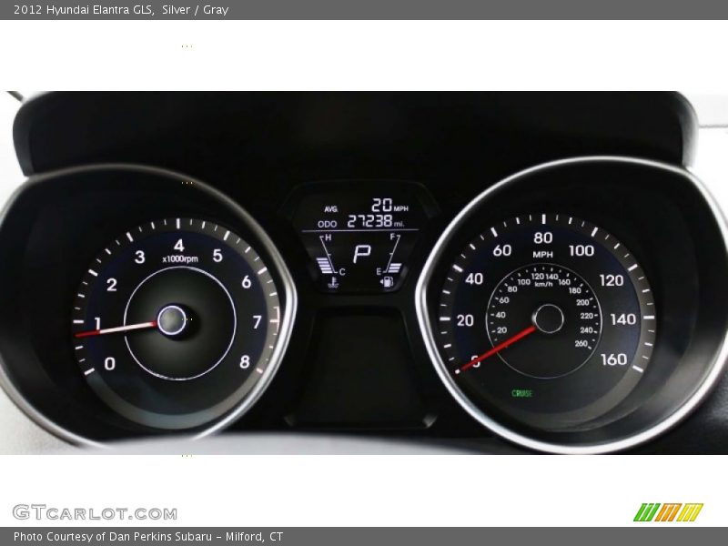 Silver / Gray 2012 Hyundai Elantra GLS