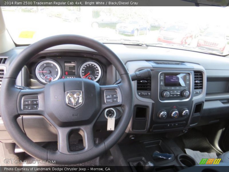 Bright White / Black/Diesel Gray 2014 Ram 2500 Tradesman Regular Cab 4x4