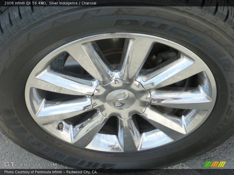 Silver Indulgence / Charcoal 2008 Infiniti QX 56 4WD