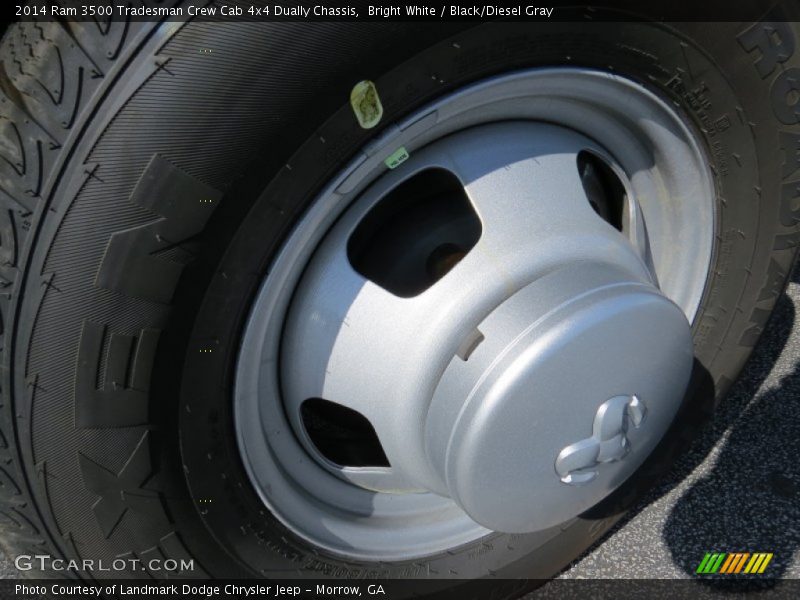  2014 3500 Tradesman Crew Cab 4x4 Dually Chassis Wheel