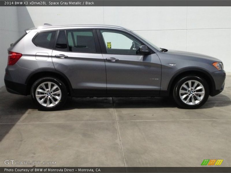 Space Gray Metallic / Black 2014 BMW X3 xDrive28i