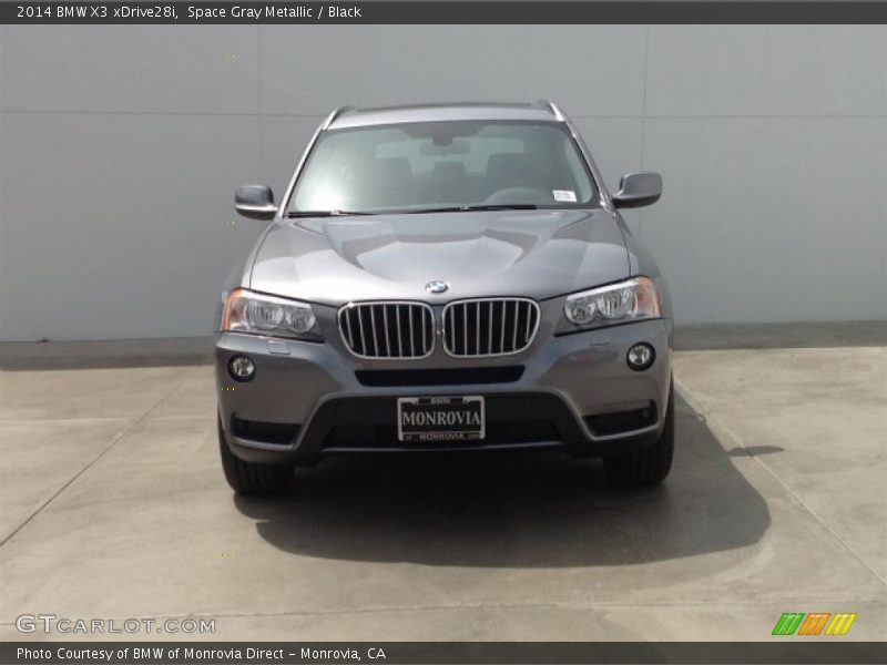 Space Gray Metallic / Black 2014 BMW X3 xDrive28i