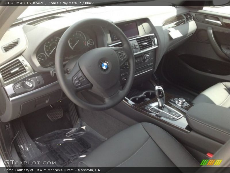 Space Gray Metallic / Black 2014 BMW X3 xDrive28i