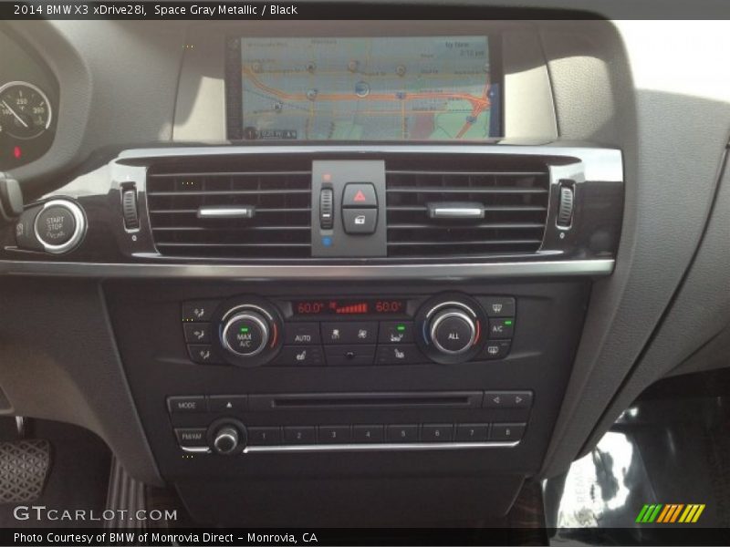 Space Gray Metallic / Black 2014 BMW X3 xDrive28i