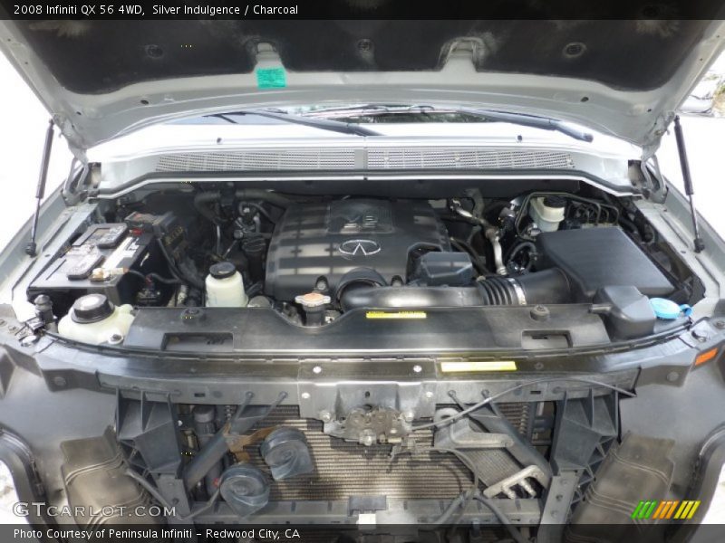 Silver Indulgence / Charcoal 2008 Infiniti QX 56 4WD