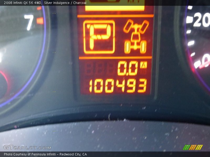 Silver Indulgence / Charcoal 2008 Infiniti QX 56 4WD