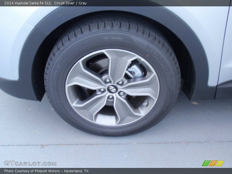 Circuit Silver / Gray 2014 Hyundai Santa Fe GLS