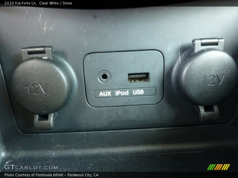 Clear White / Stone 2010 Kia Forte LX