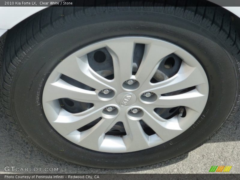 Clear White / Stone 2010 Kia Forte LX