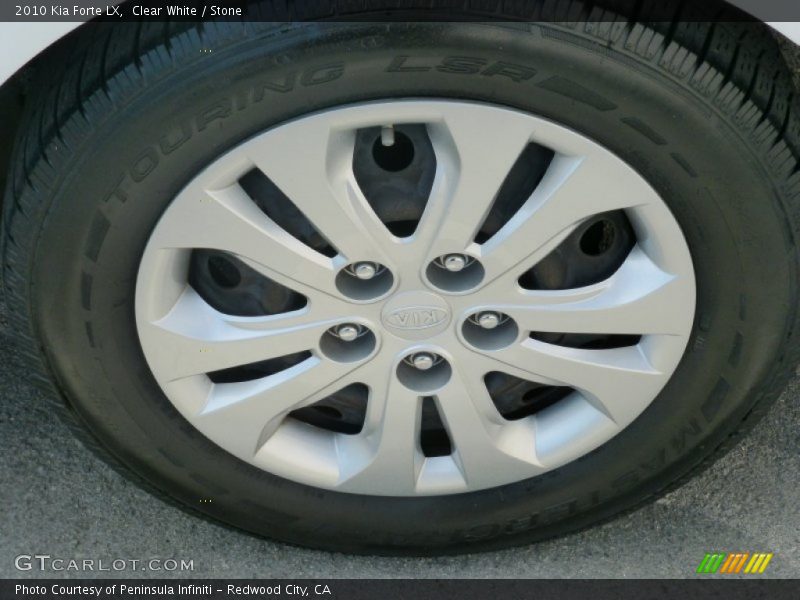 Clear White / Stone 2010 Kia Forte LX