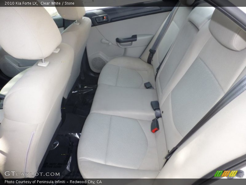 Clear White / Stone 2010 Kia Forte LX