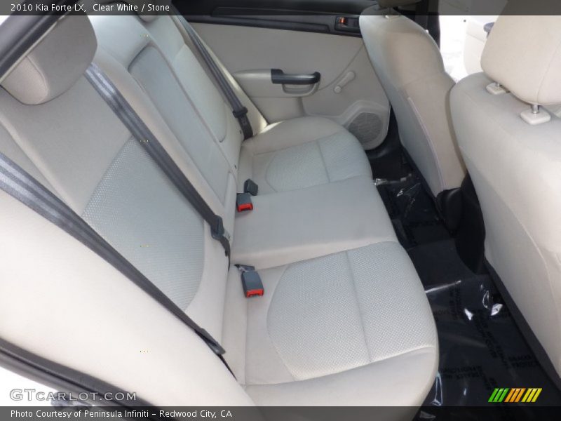 Clear White / Stone 2010 Kia Forte LX
