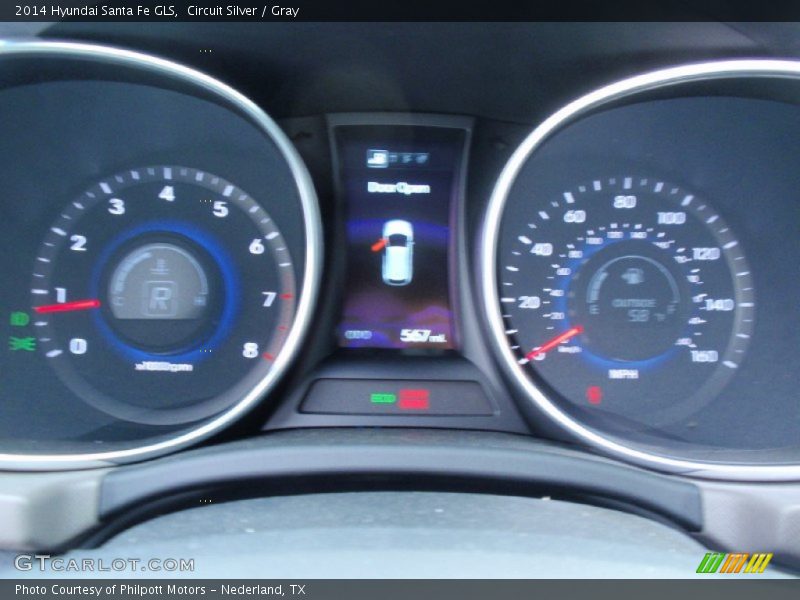 Circuit Silver / Gray 2014 Hyundai Santa Fe GLS