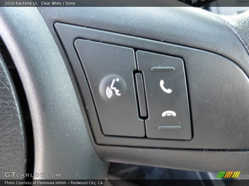 Clear White / Stone 2010 Kia Forte LX