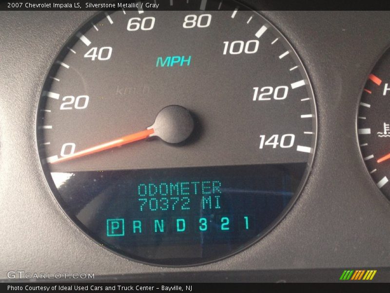 Silverstone Metallic / Gray 2007 Chevrolet Impala LS
