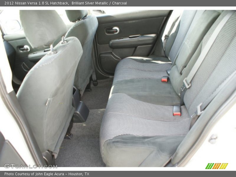 Brilliant Silver Metallic / Charcoal 2012 Nissan Versa 1.8 SL Hatchback