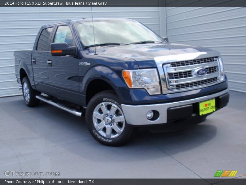 Blue Jeans / Steel Grey 2014 Ford F150 XLT SuperCrew