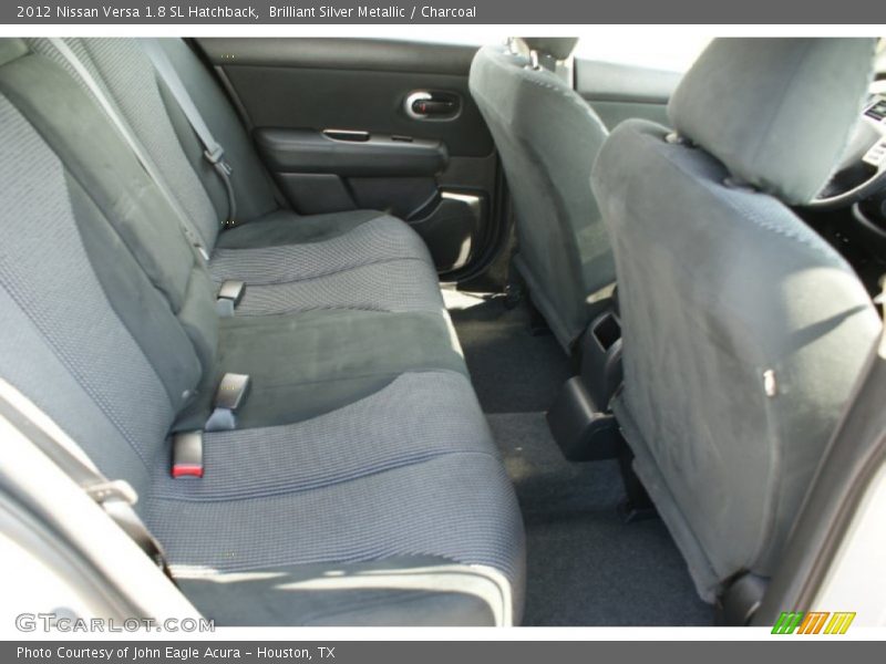 Brilliant Silver Metallic / Charcoal 2012 Nissan Versa 1.8 SL Hatchback