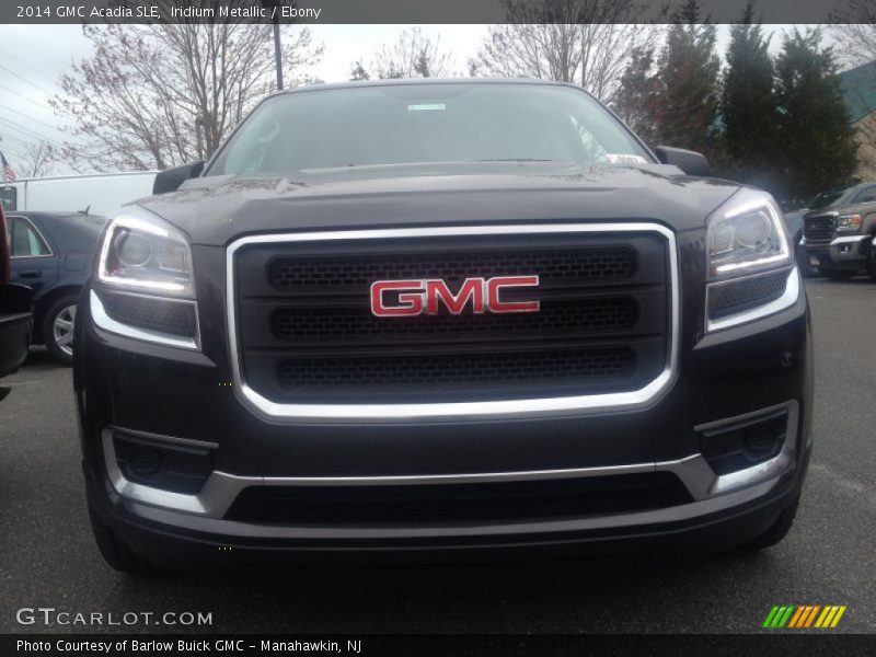 Iridium Metallic / Ebony 2014 GMC Acadia SLE