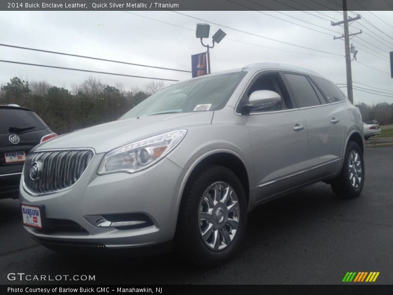 Quick Silver Metallic / Titanium 2014 Buick Enclave Leather