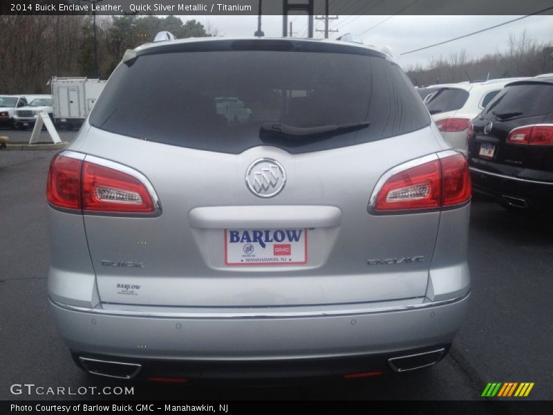 Quick Silver Metallic / Titanium 2014 Buick Enclave Leather