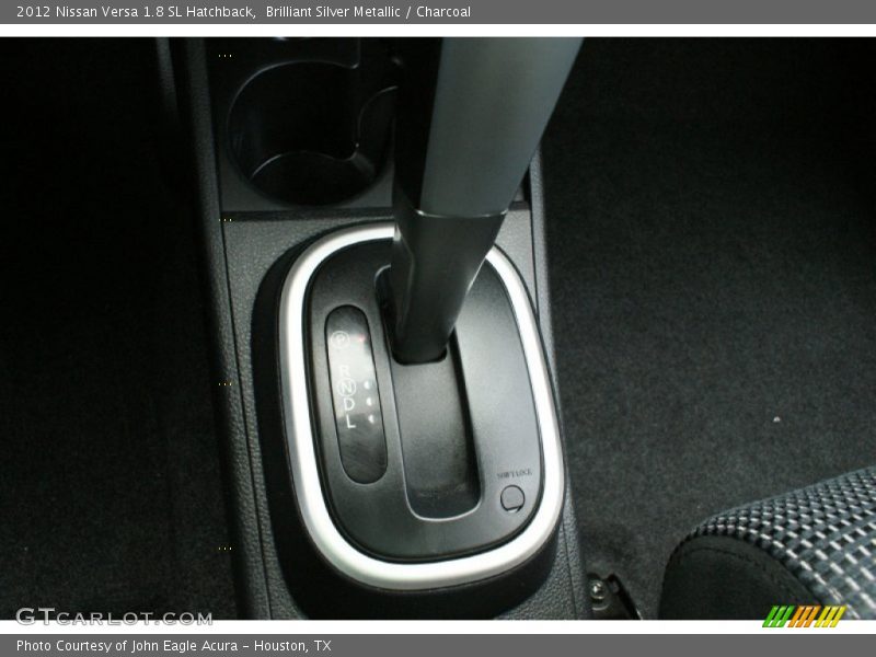 Brilliant Silver Metallic / Charcoal 2012 Nissan Versa 1.8 SL Hatchback