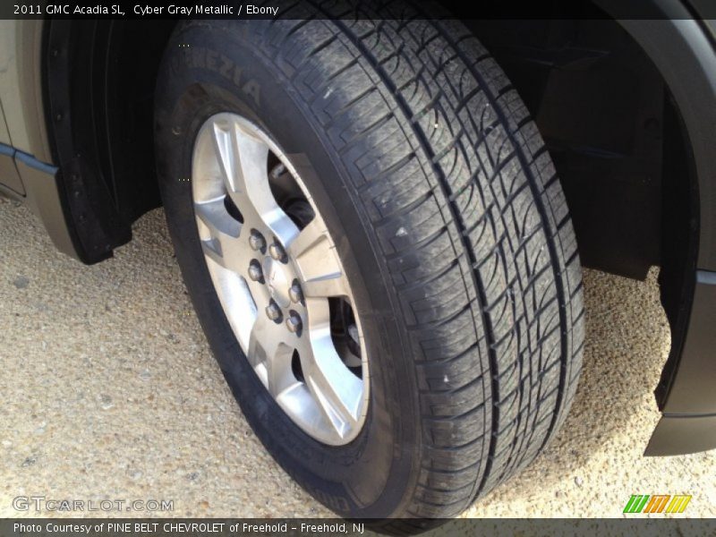 Cyber Gray Metallic / Ebony 2011 GMC Acadia SL