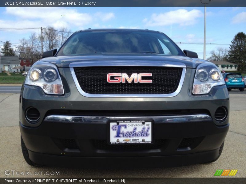 Cyber Gray Metallic / Ebony 2011 GMC Acadia SL