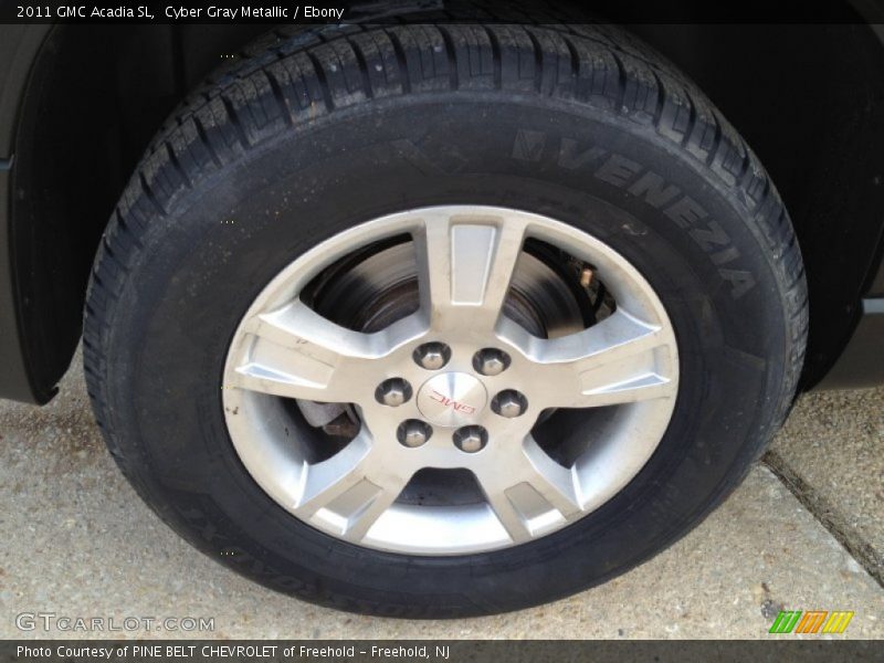 Cyber Gray Metallic / Ebony 2011 GMC Acadia SL