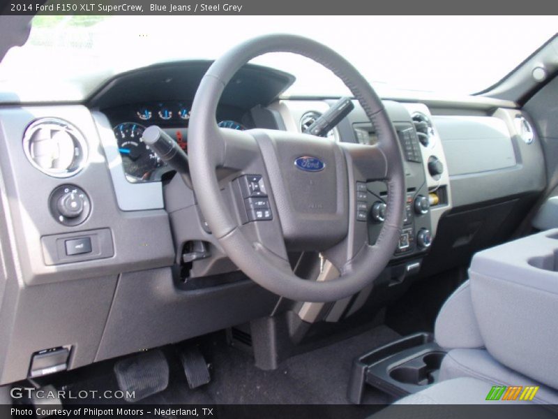 Blue Jeans / Steel Grey 2014 Ford F150 XLT SuperCrew