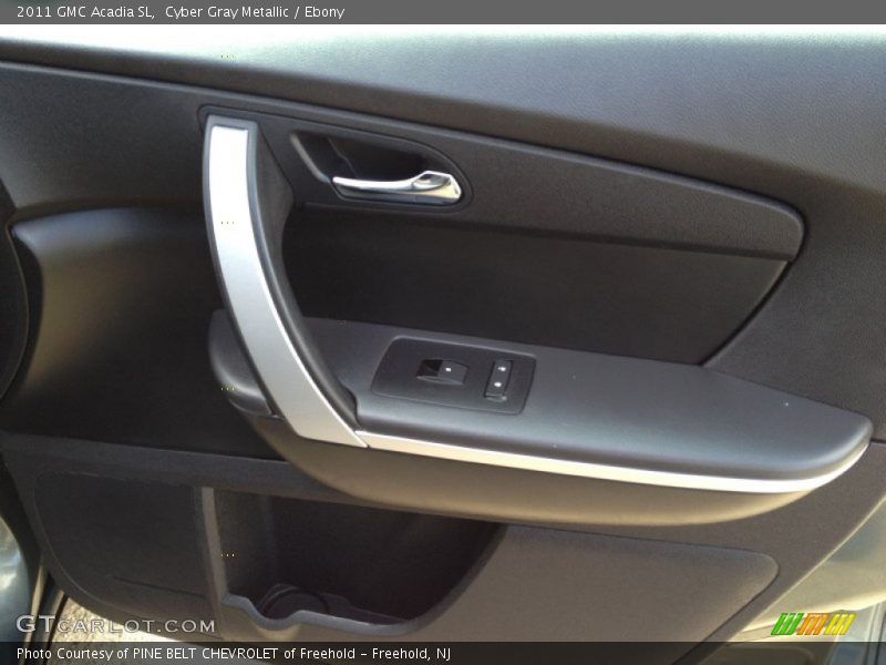 Cyber Gray Metallic / Ebony 2011 GMC Acadia SL