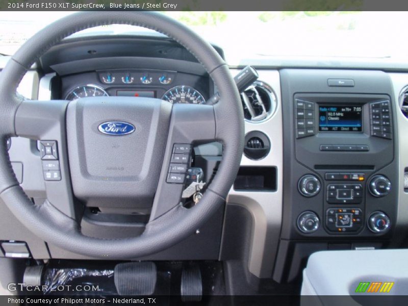 Blue Jeans / Steel Grey 2014 Ford F150 XLT SuperCrew