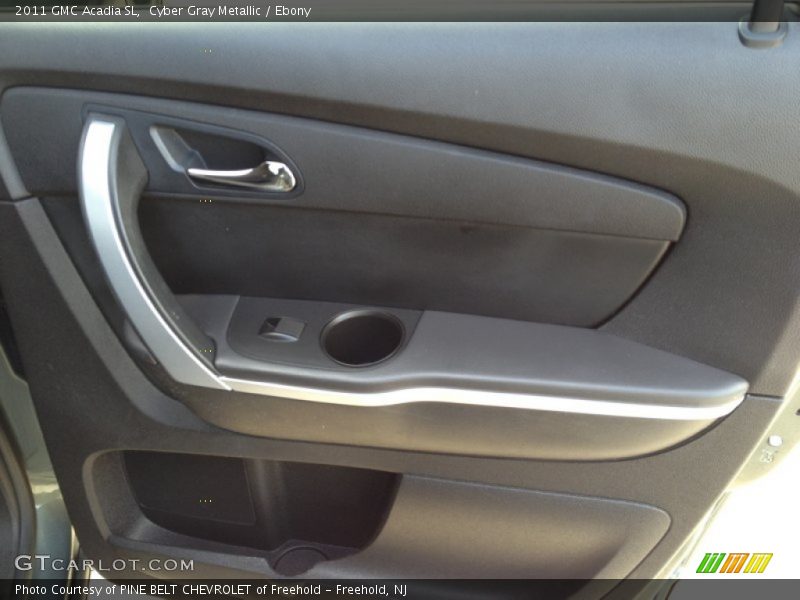 Cyber Gray Metallic / Ebony 2011 GMC Acadia SL