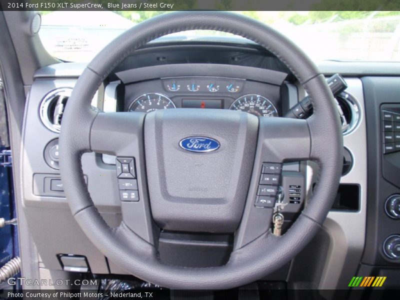 Blue Jeans / Steel Grey 2014 Ford F150 XLT SuperCrew