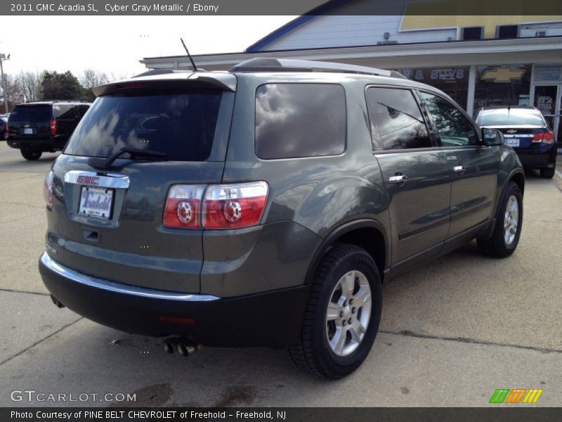 Cyber Gray Metallic / Ebony 2011 GMC Acadia SL