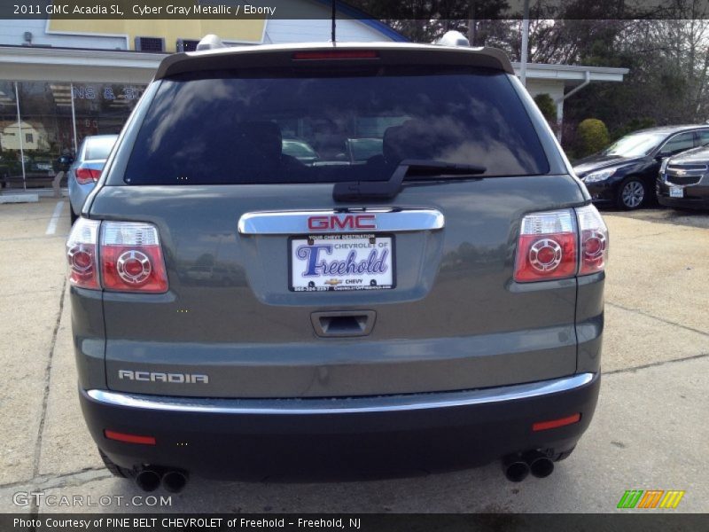 Cyber Gray Metallic / Ebony 2011 GMC Acadia SL