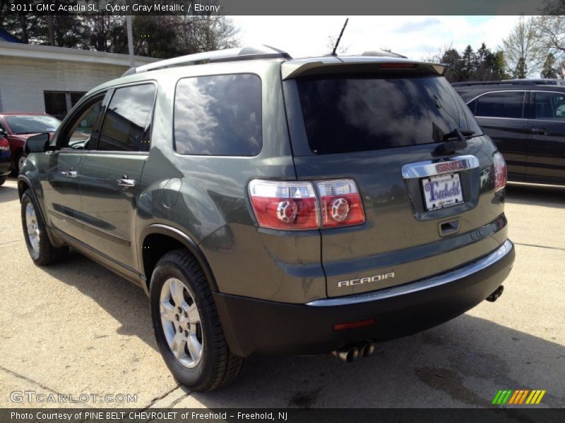 Cyber Gray Metallic / Ebony 2011 GMC Acadia SL