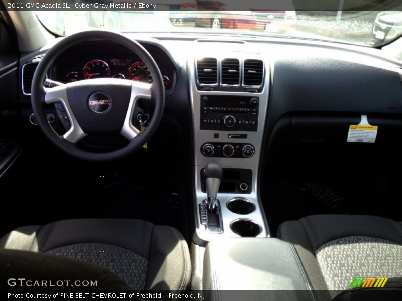 Cyber Gray Metallic / Ebony 2011 GMC Acadia SL