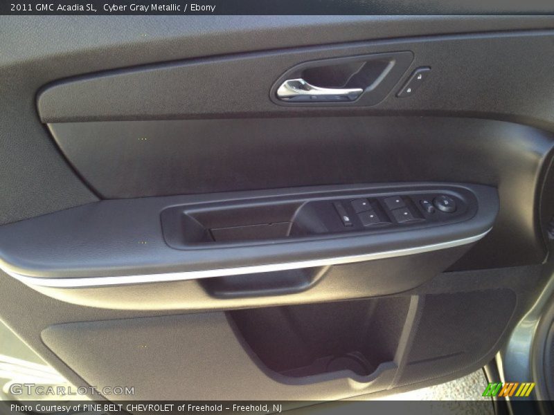 Cyber Gray Metallic / Ebony 2011 GMC Acadia SL