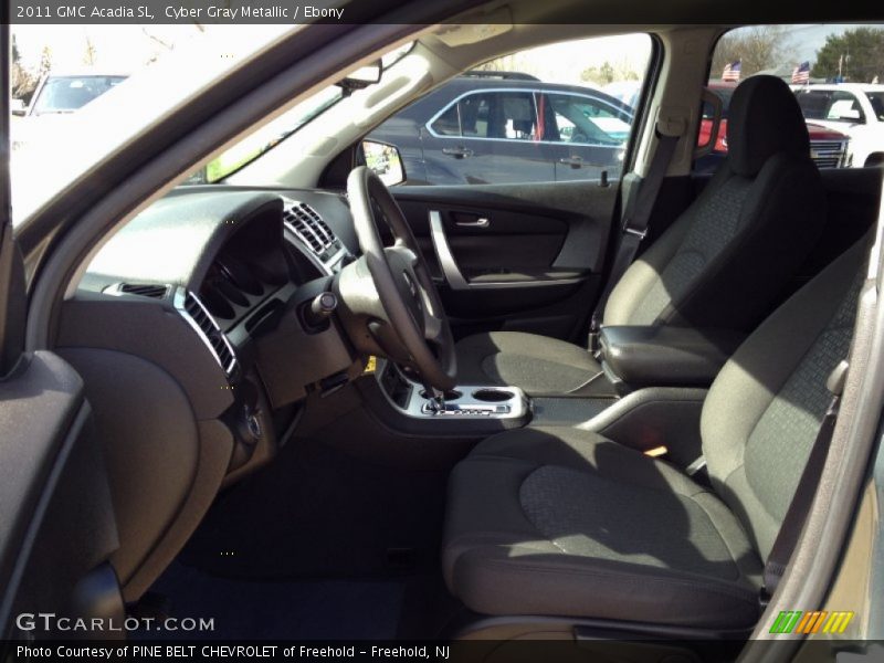 Cyber Gray Metallic / Ebony 2011 GMC Acadia SL