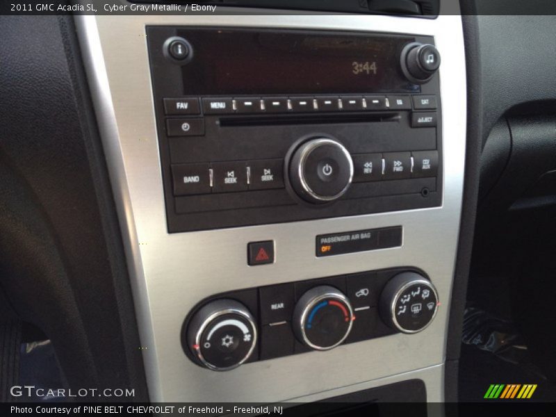 Cyber Gray Metallic / Ebony 2011 GMC Acadia SL