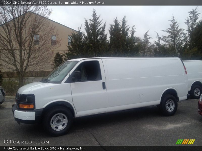 Summit White / Medium Pewter 2014 GMC Savana Van 2500 Cargo
