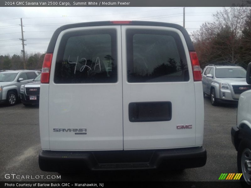 Summit White / Medium Pewter 2014 GMC Savana Van 2500 Cargo