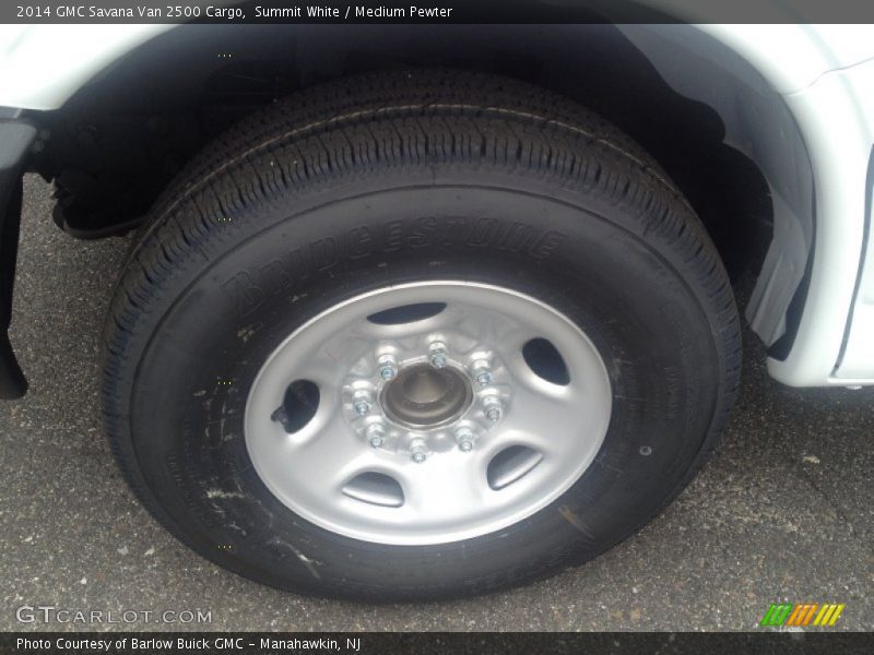Summit White / Medium Pewter 2014 GMC Savana Van 2500 Cargo