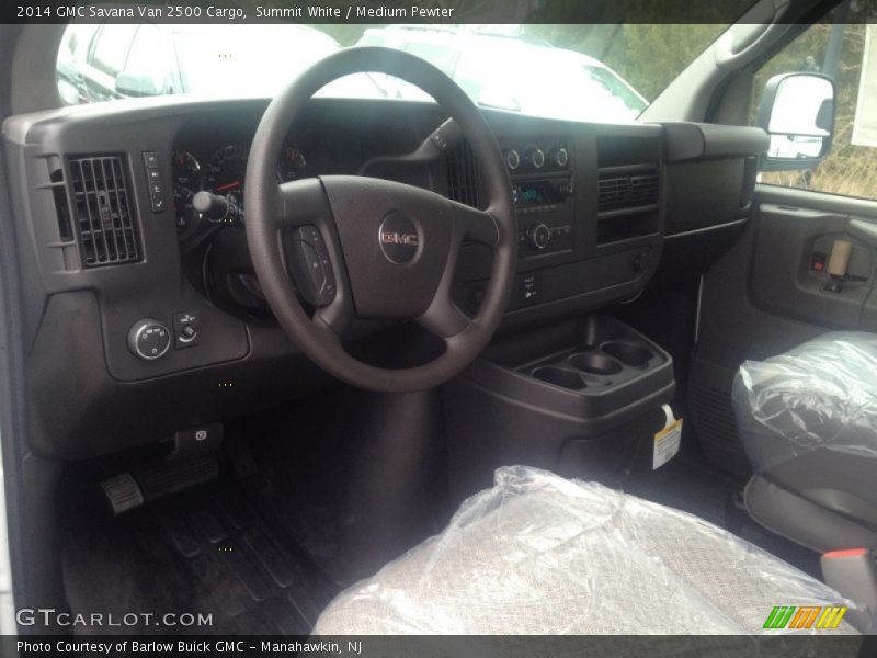Summit White / Medium Pewter 2014 GMC Savana Van 2500 Cargo