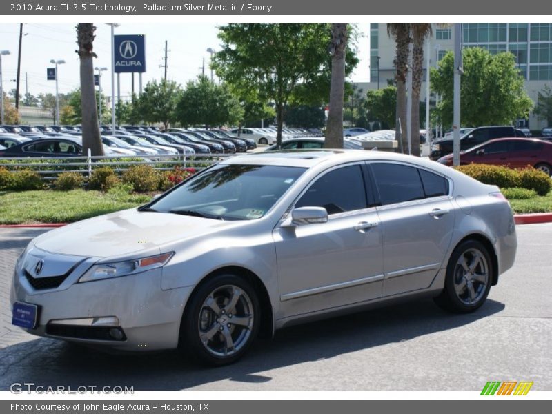 Palladium Silver Metallic / Ebony 2010 Acura TL 3.5 Technology