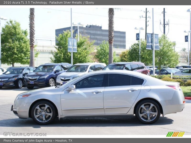 Palladium Silver Metallic / Ebony 2010 Acura TL 3.5 Technology