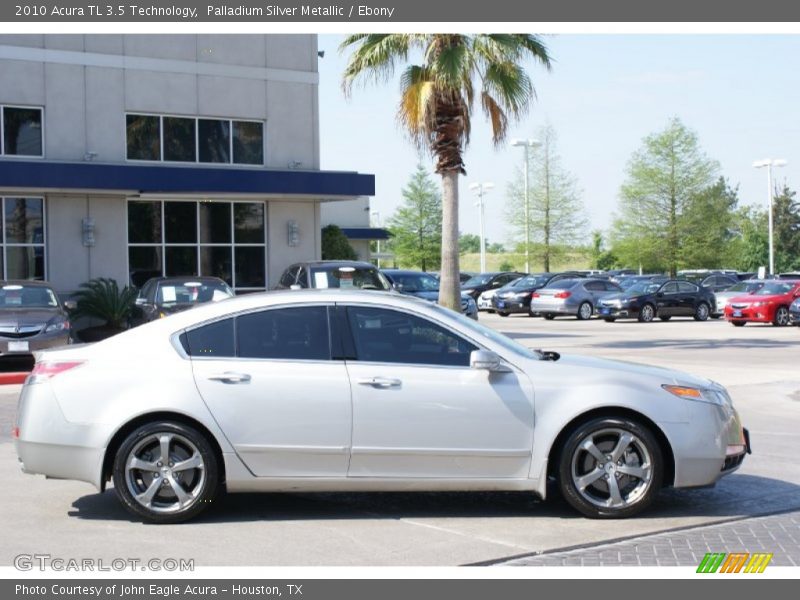 Palladium Silver Metallic / Ebony 2010 Acura TL 3.5 Technology